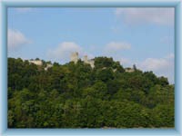 Cornštejn vom Stausee Vranovská přehrada