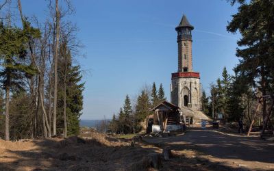 Hütte Podlesí