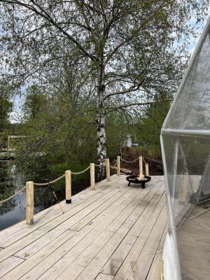 Glamping Jedlová mit Outdoor-Wellness