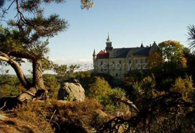 Appartement unter der Burg Valdštejn