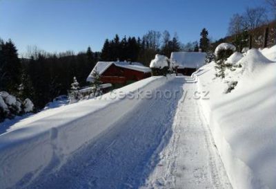 Hütte mit finnische Sauna und Bierstube