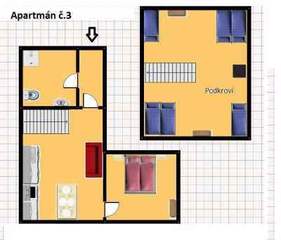 Appartement im Skiareal U Vodarny