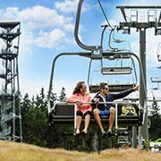 Seilbahn auf Hnědý Vrch