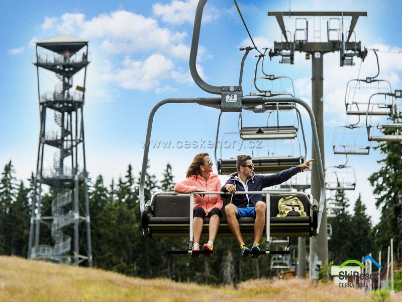 Seilbahn auf Hnědý Vrch