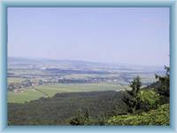 Anblick von Felsenwänden Broumovské stěny