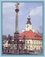 Stadtplatz in Žamberk