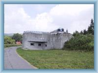 Befestigtes Blockhaus bei der Befestigung Hanička
