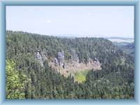 Felsen Teplické skály von Střmen