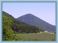 Gipfel Milešovka