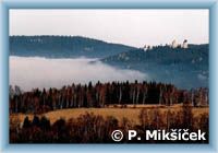 Anblick auf die Burg Kašperk