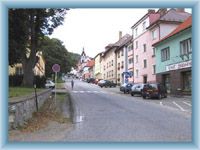 Zentrum der Gemeinde Horní Planá