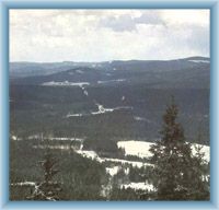 Anblick aus dem Berg Pancíř