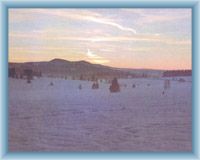 Abendswinterblick auf Roklany