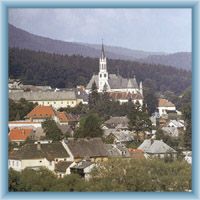 Anblick auf Kloster in Vyšší Brod