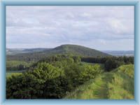 Anblick von der Burg Lichnice