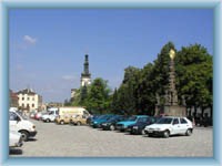 Stadtplatz in Polná