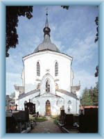 Kirche auf dem Berg Zelená hora