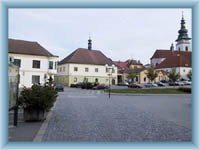 Stadtplatz in Pelhřimov