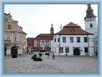 Stadtplatz in Pelhřimov